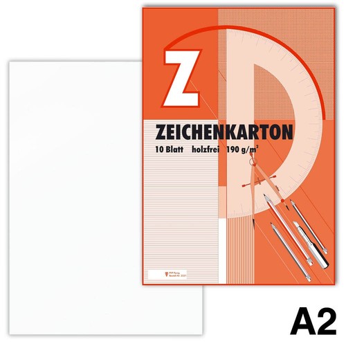 Zeichenkarton din 190 qm - din,