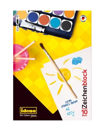 Zeichenblöcke 10 blatt - /,